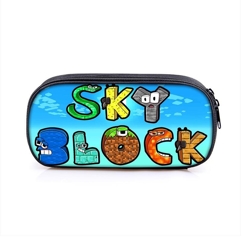 

Пенал Alphabet Lore большой вместимости, сумка-пенал, подарок для ребенка, студента Sky