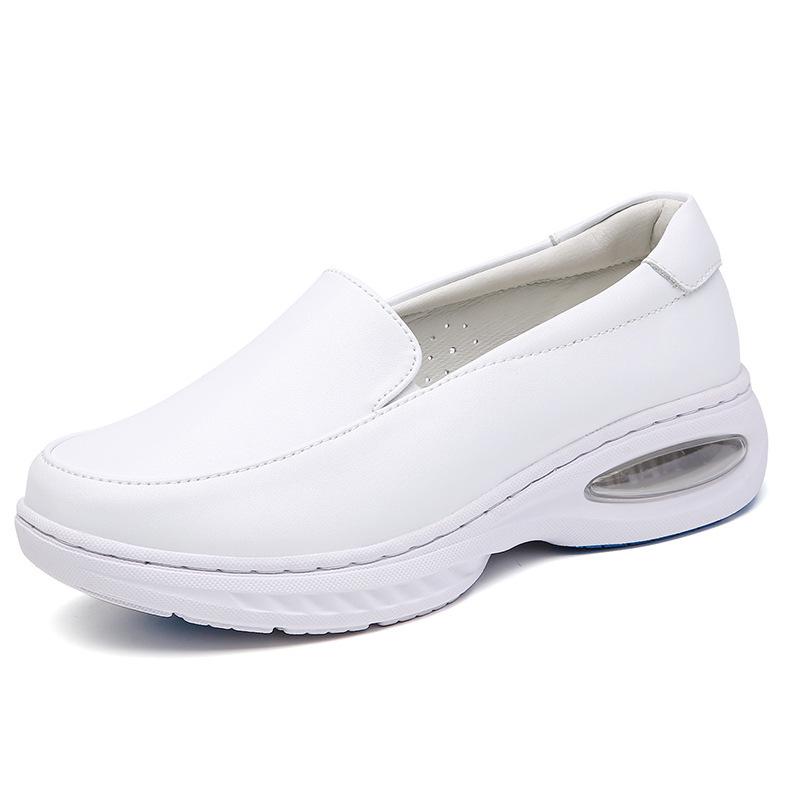 Women s Summer Air Cushion Nurse Shoes - Soft, Breathable, Non-slip, Thick Sole for Comfort and Height Boost 40