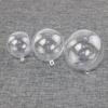 12Pcs 6Cm Premium Acrylic Transparent Fillable Sphere Ball Xmas Party Wedding Banquet Store Hotel Bar Decoration Clear Ornament