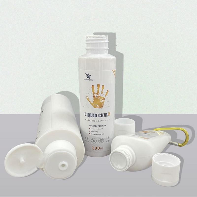1pcs 50/100/200ml Liquid Chalk Sports Magnesium Powder Fitness Weight Lifting Anti Slip Cream Grip Weight Lifting Climbing Gym