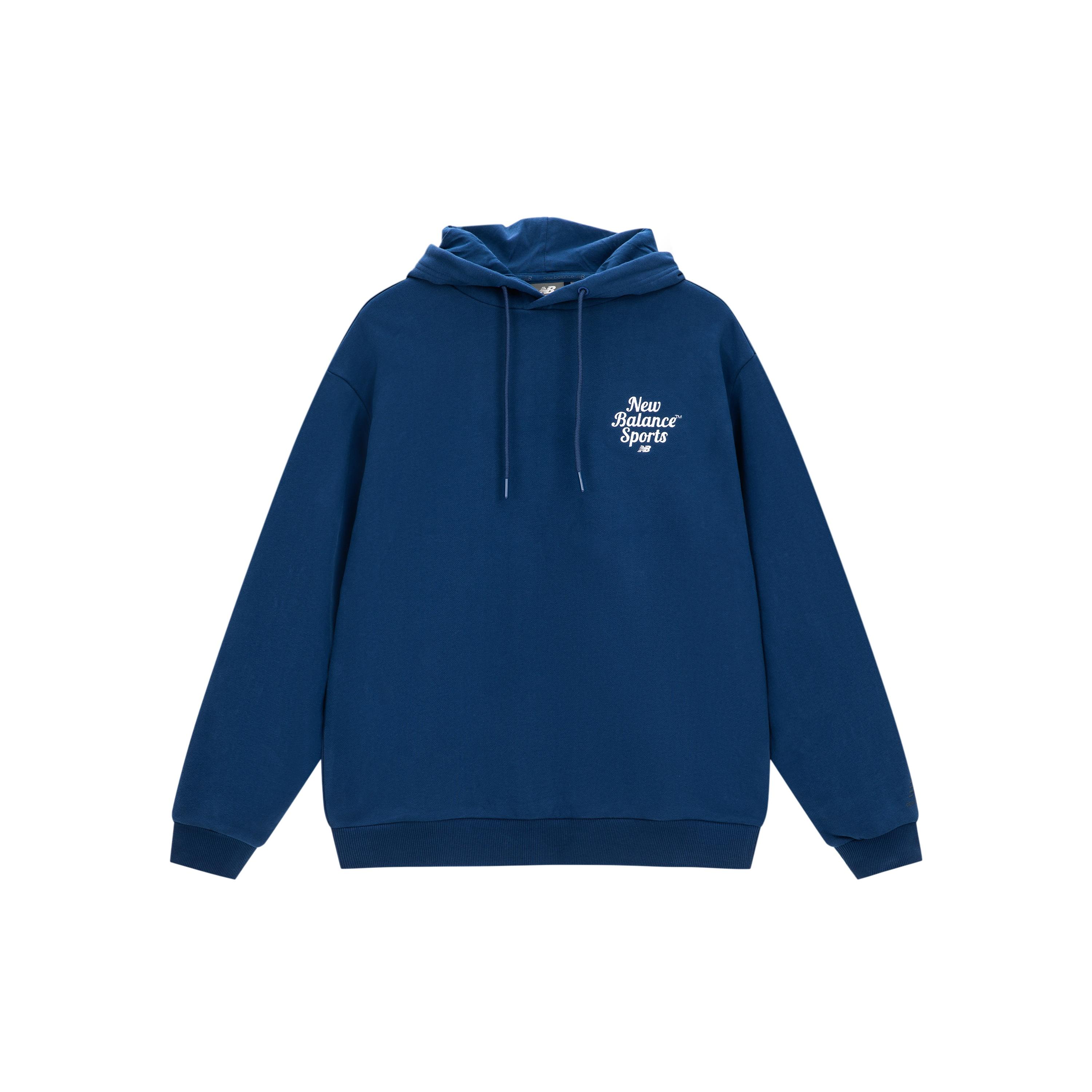 New Balance Sportswear Hoodie Asia Sizing Blue White Unisex 5CD38061-NV S