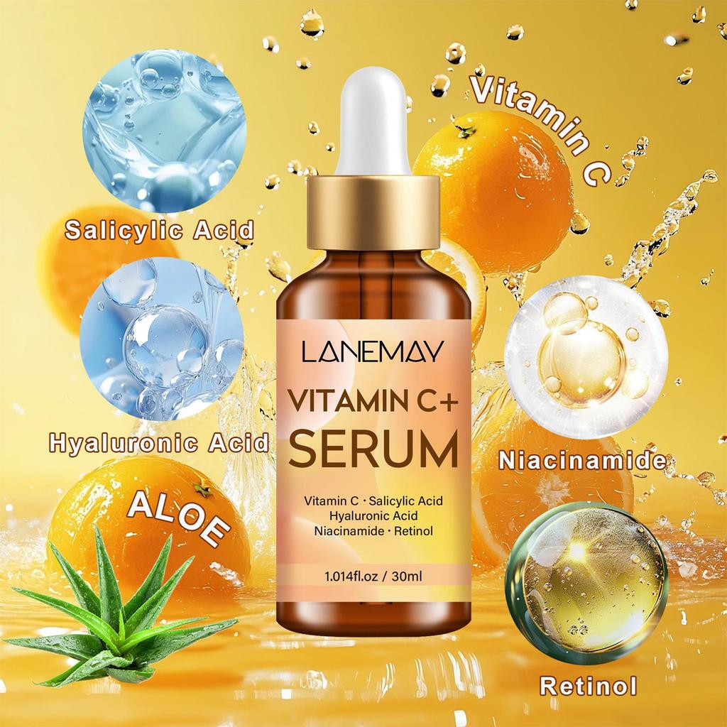 VITAMIN C SERUM-Hydration & Moisture Lock-Smooth & Refine, Boost Skin Elasticity-Suitable For All Skin Types, 30ml