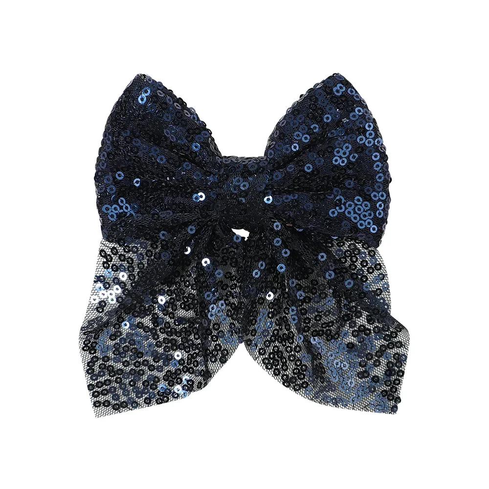 

1pcs Sequin Hair Bows Clip with Hair Clips for Girl Kids Handmade Hairpin Boutique Child Baby Hair Accessories