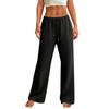 Womens Lounge Pants Wide Leg Sweatpants Soft Comfy Loose Pajama Pants Casual Relaxed Fit Trousers with Pockets