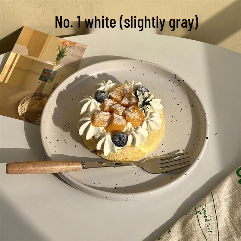 

Ins Style Ink Splash Ceramic Dinner Plate