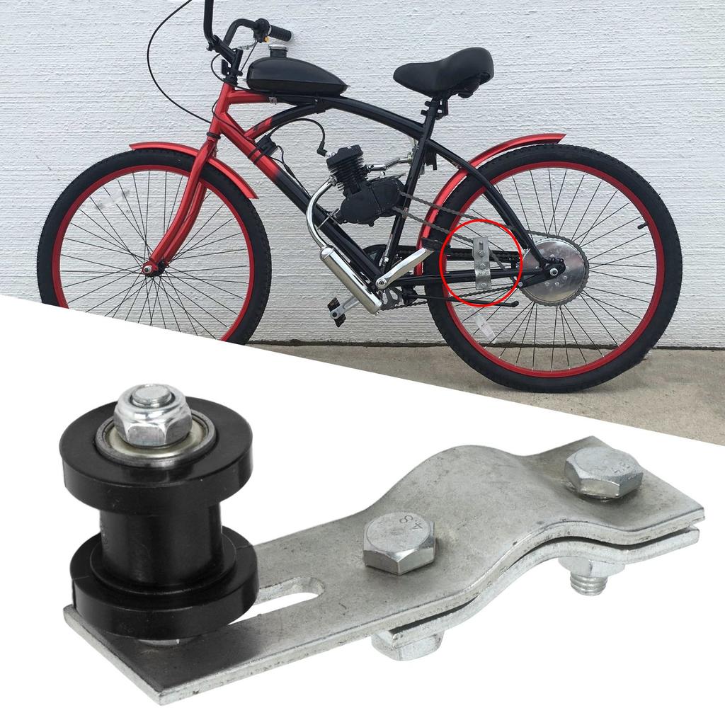 Chain Tensioner Roller Heavy Duty Slider Adjuster for 49  66  80  Bike Engine Motorized  