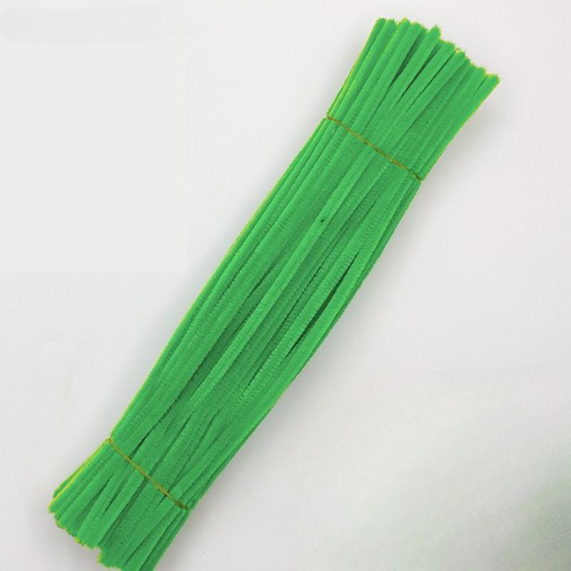 500pcs Chenille Stem Pipe Kids DIY Creative Chenille Sticks Cleaners Kindergarten Educational Handmade Material Plush Strips