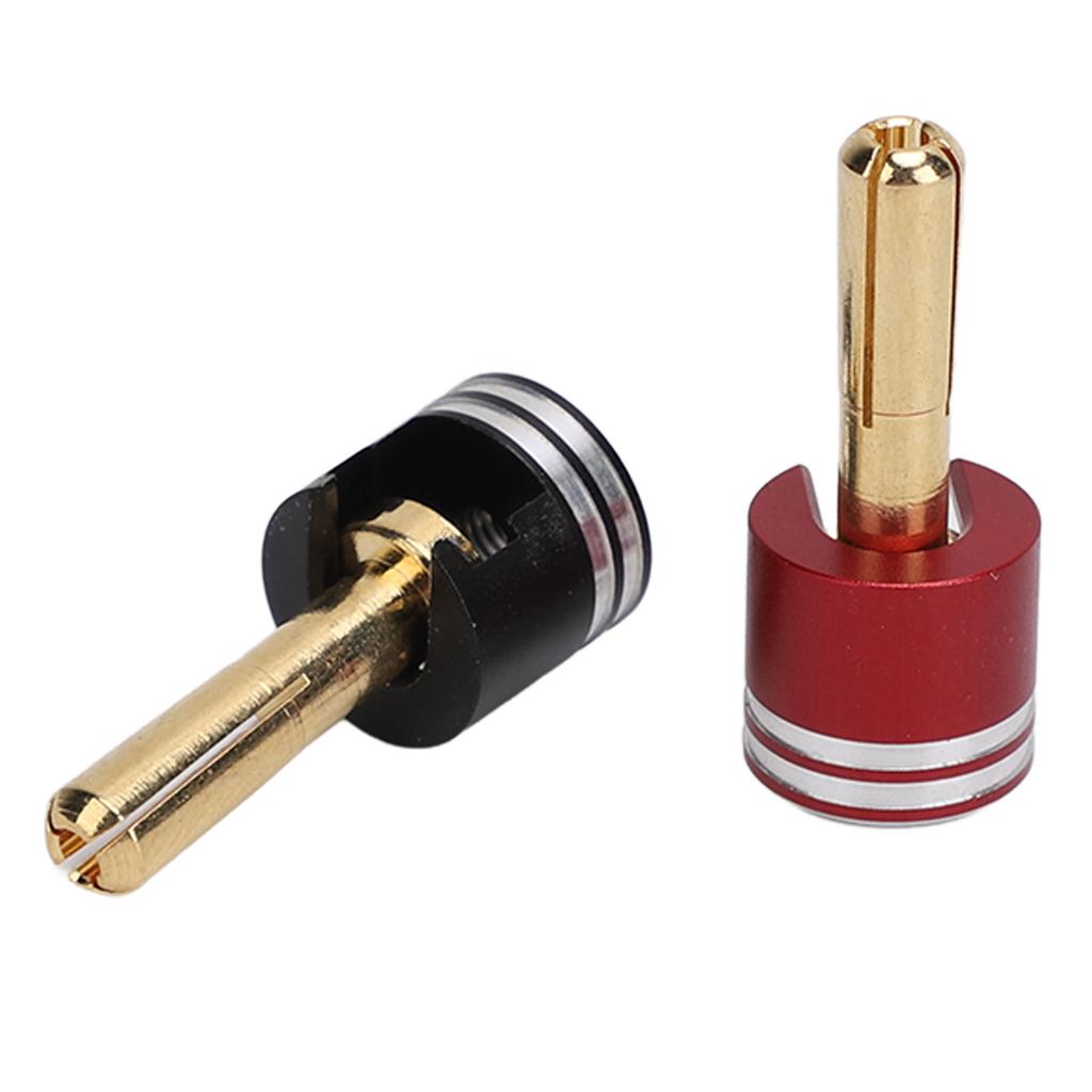 Heatsink  Plug Grip Aluminium Alloy and Copper Banana Plug Connectors with Heatsink
