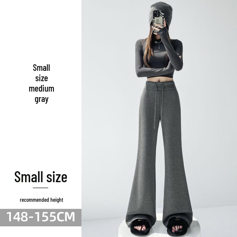 

2026 Spring/Summer Women s Micro-Flare Loose Wide-Leg Bell Bottom Pants XL