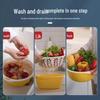 Chahua Wheat Ear Double-Layer Draining Basket