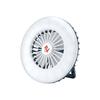 Camping Fan with LED Light Camping Tent Light Type C USB Charging Market Booth Fan Light with Hook 2 In 1 for Hiking Camping