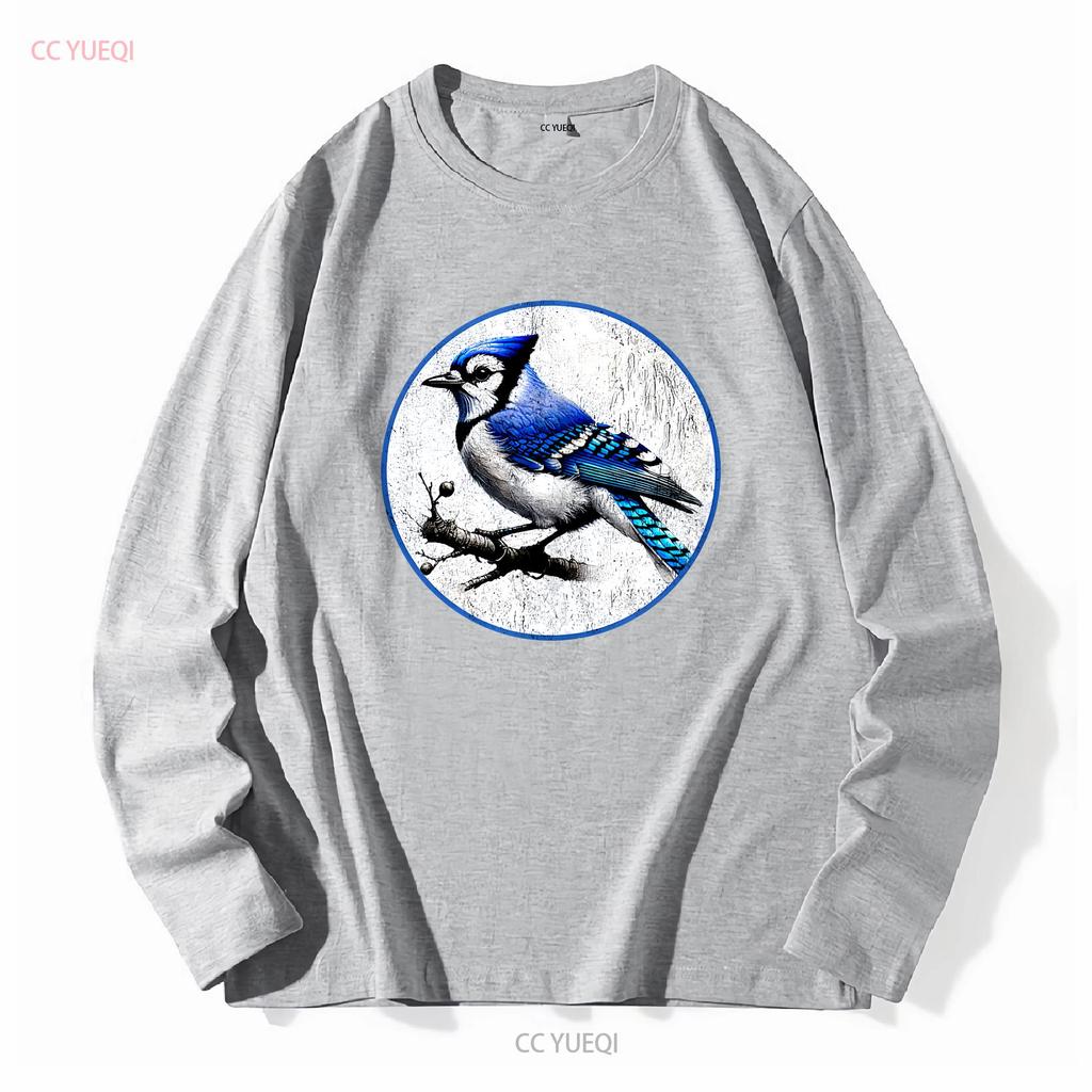 Retro Blue Jay Distressed Design by Bird Fan T Shirt NEW 10 Colors Vintage Washed Graphic Unisex Slightly Designer Clothes