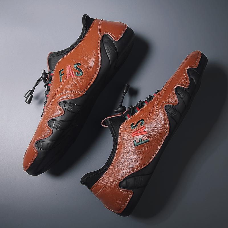 

Мокасины для мужчин, модная мужская обувь, дышащая удобная обувь для вождения автомобиля 46 коричневый