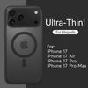 Luxury Matte Ultra Thin Clear For Magsafe Wireless Charge Case For For Iphone 17 Air 16E 15 14 Plus 13 12 11 Pro Max Hard PC Cover