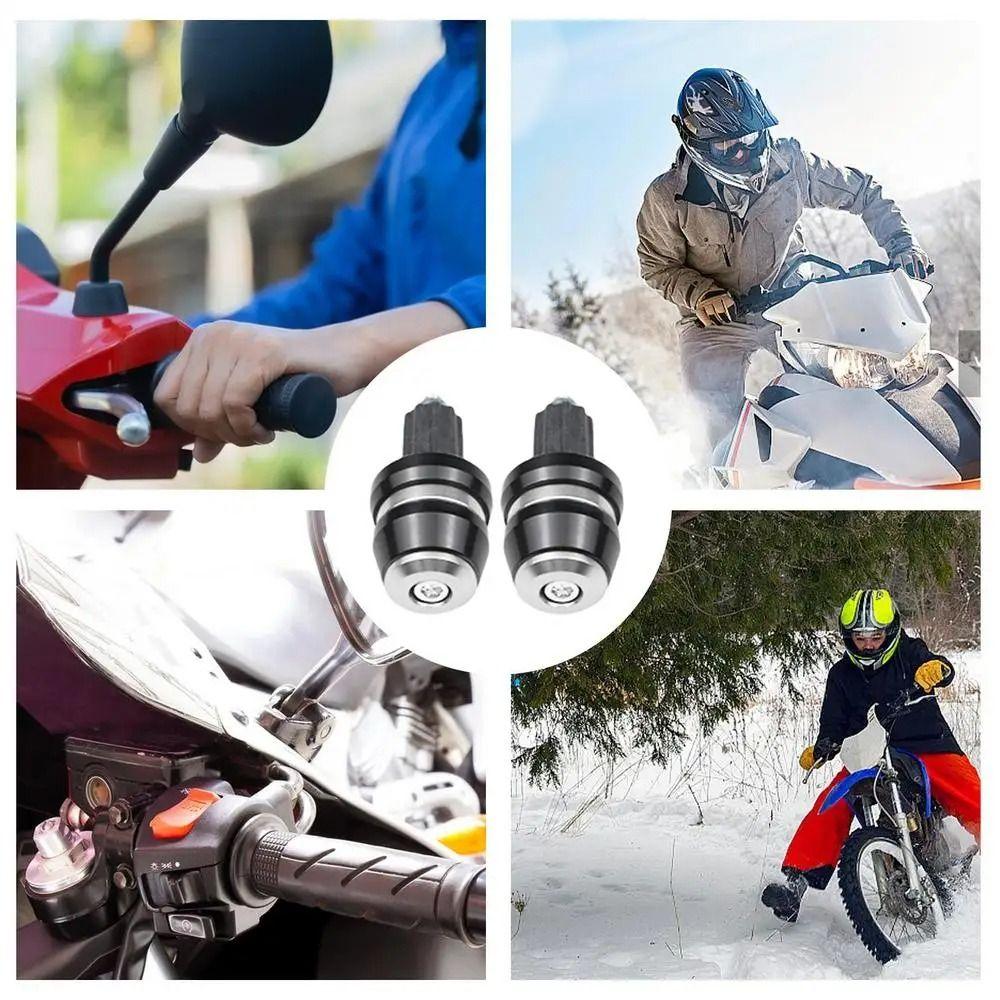 Anti-corrosion Universal Handle Plug Shock-absorbing Motorcycle End Cap Riding Accessories