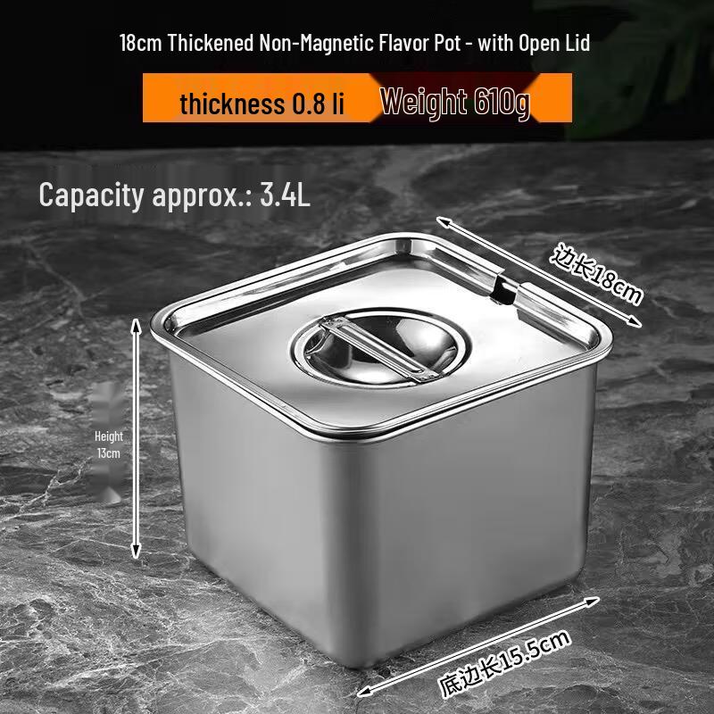 HANDUNYOU Stainless Steel Seasoning Container