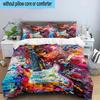 Guitar Notes Harmony 3pcs Bedding,Including 1pc Duvet Cover And 2pcs Pillowcases Perfect for Christmas,Ideal for Bedroom, Dormitory