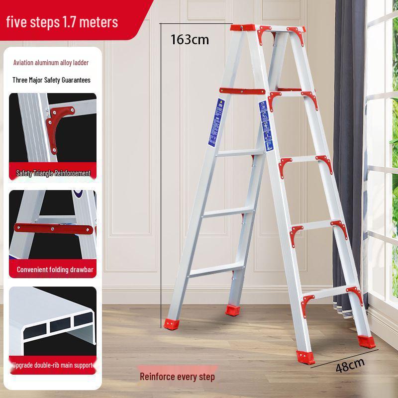 2-3M Multifunctional A-Frame Aluminum Alloy Ladder for Construction