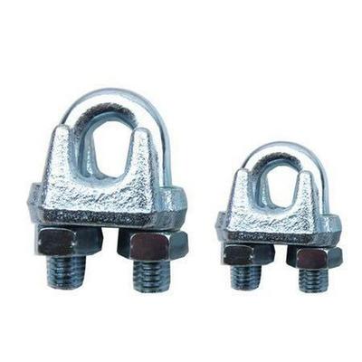 Heavy-Duty Galvanized U-Bolt Wire Rope Clamp, 3mm-50mm