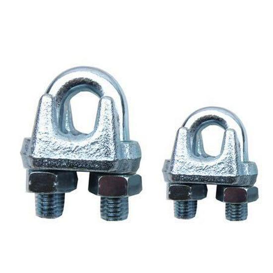 Heavy-Duty Galvanized U-Bolt Wire Rope Clamp, 3mm-50mm