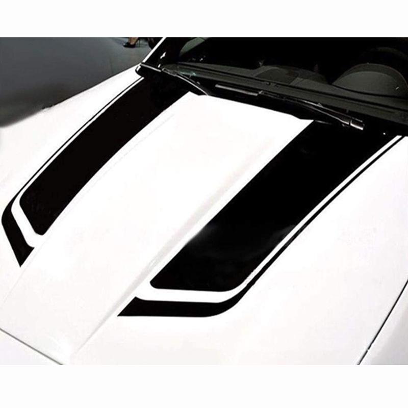 Universal Car Sticker Decorative Stripes for Hoods - Fits All Cars, SUVs, and Off-Road Vehicles
