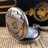 Vintage Bronze Poker Cartoon Quartz Pocket Watch for Men Women
