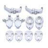 Aluminum Straight Axles Change To Portal Front Rear Axles For 1/18 RC Crawler TRX4M Ground Clearance+8.1MM DIY Kit