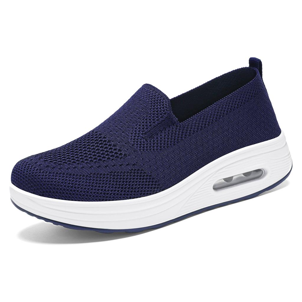 Spring Women Shoes Slip On Rocking Shoes Thick Bottom Casual Shoes Casual daily Comfortable Lightweight Non-slip Soft sole Easy to wear