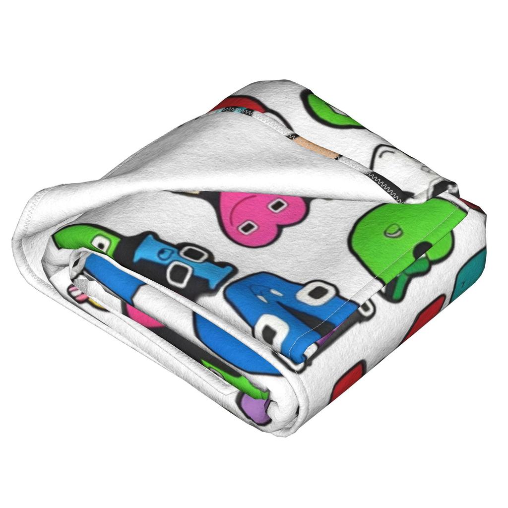 Coperta Copripiumino Alphabet Lore Pile Lettere Calda Coperta Plaid per Camera da Letto Divano Quilt per Camera da Letto