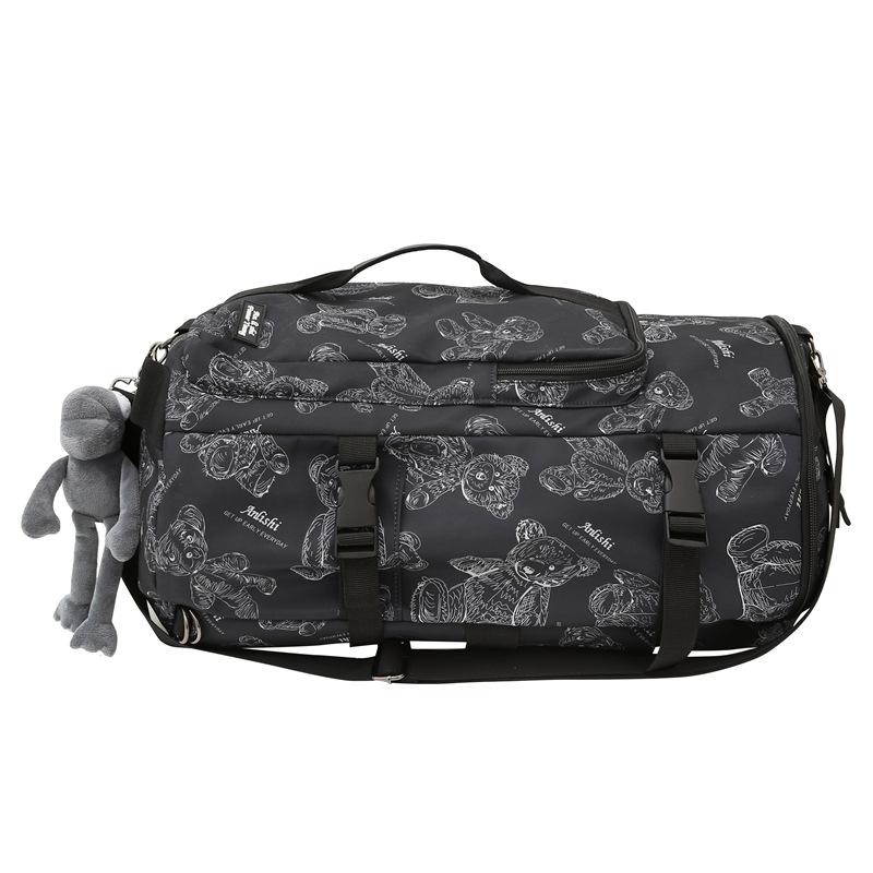 Couple Style Fashion and Trendy Printed Multi-functional Large-capacity Hand-to-door Travel Bag for Home Moving Luggage Bag
