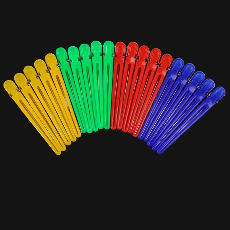 No-Crease Hairdressing Alligator Clips - Duckbill, Bangs, and Makeup Sectioning Clips