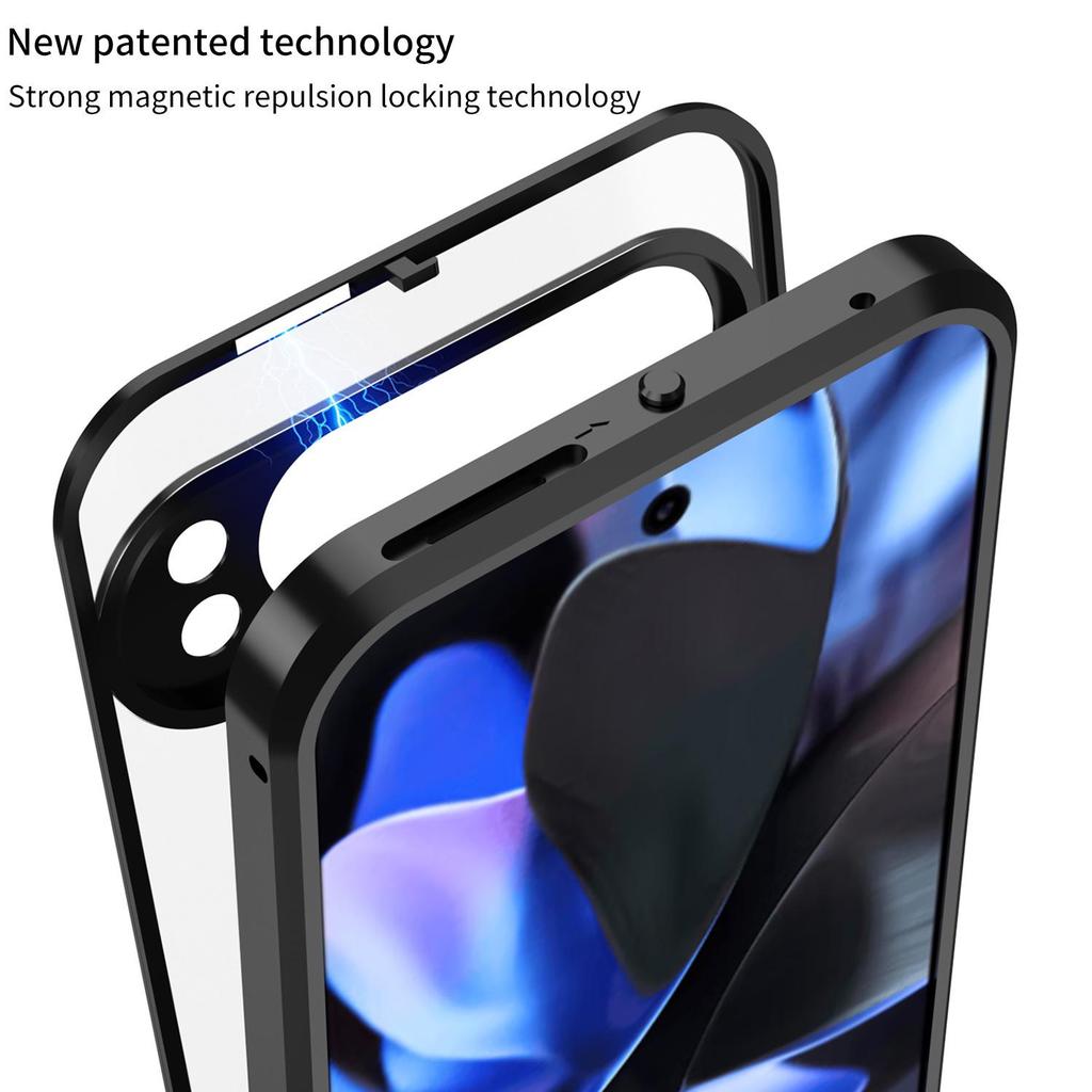 Google Pixel 10 Pro XL Magnetic Matte Metal Frame Snap-On Case