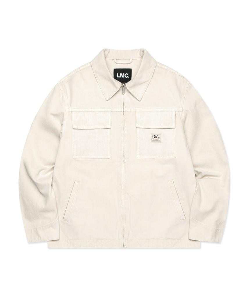 Lmc Pigment Dyed Work Jacket Ivory