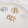 14/18K Gold-Filled Open Loop Connector for DIY Jewelry Making - Bracelet, Necklace, Pendant Accessories.