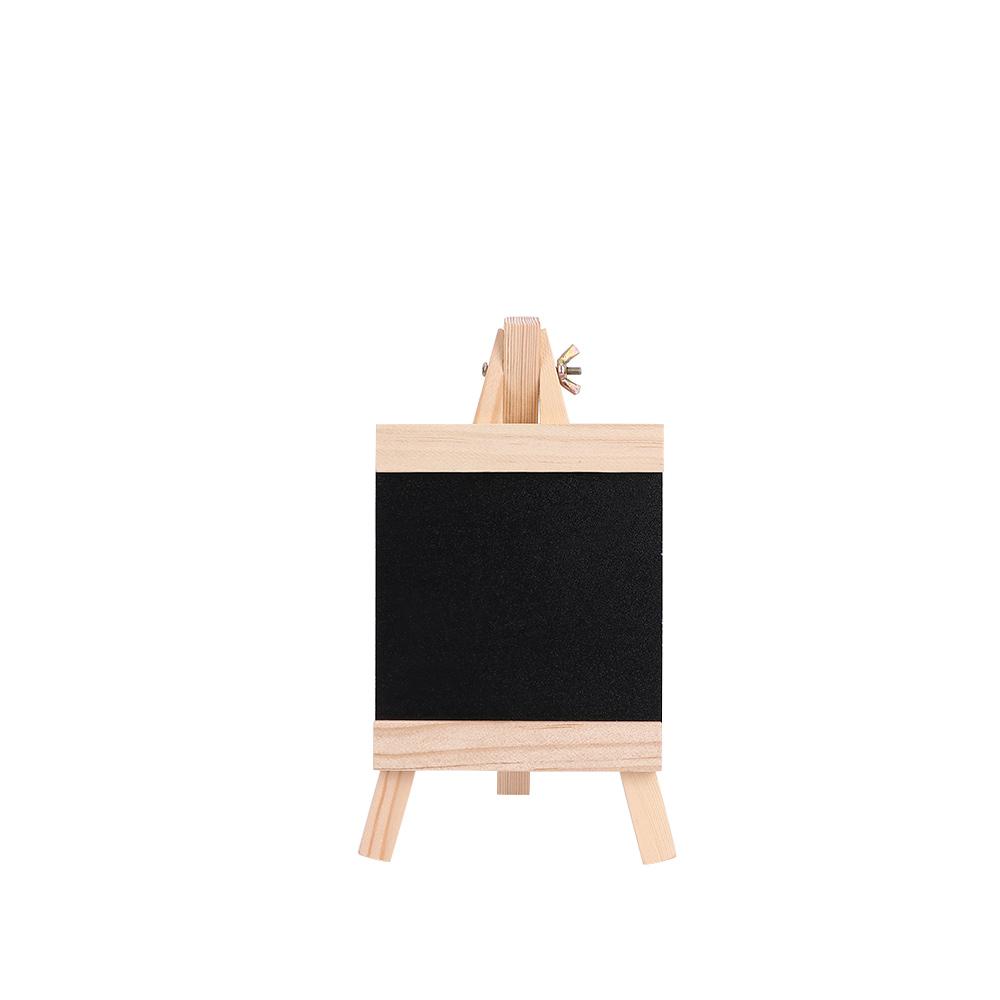 Mini Memo Chalk Black Desktop Message Writing Wooden Boards Blackboard Pine Wood Easel Chalkboard