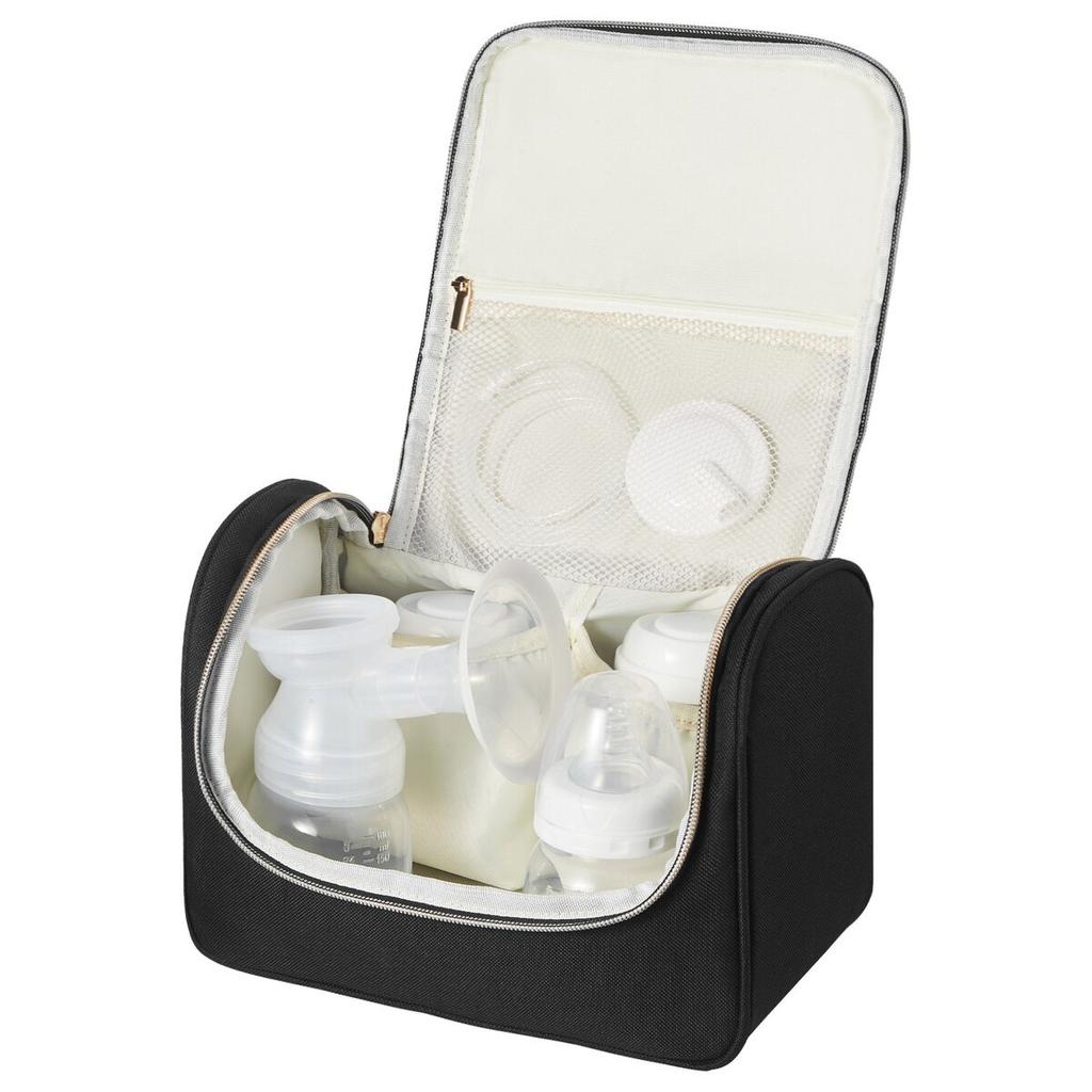 Wearable Breast Pump Bag, Breast Feeding Bag with Waterproof Mat, Fits for M5/M6, Pumping Accessories & Breastmilk Storage, Portable Pump Carrying