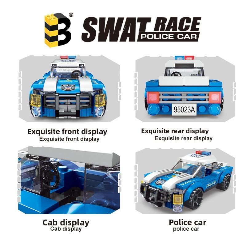 Series Police City Car Plastic Building Blocks Toy For Children Play Creative