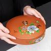 Tea Cake Storage Box Multi-Layer Ceramics Sealed Tank Snack Storage Case Elegant Printing Tea Caddy  Nut Coffee Bean Organizer
