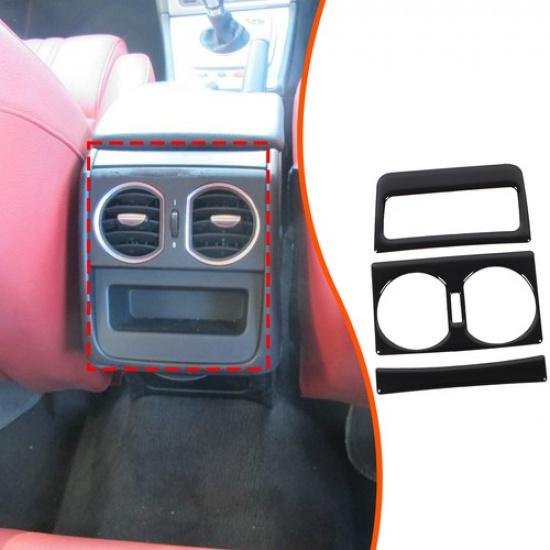 Piano Black Rear Air Vent Trim Sticker For Alfa Romeo 159/Brera/Spider 2004-2011