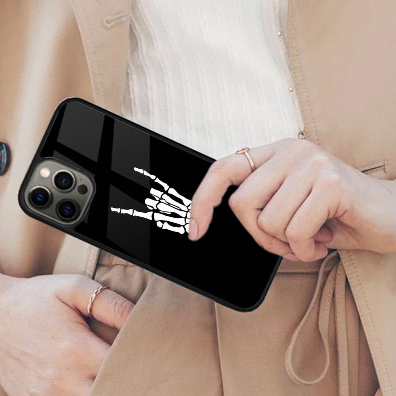 

Bones Skeleton Magnetic Phone Case For APPLE iPhone 17 Air 16 14 13 12 Pro Max 15 Plus Wireless Charge With MagSafe Cover iPhone 13mini