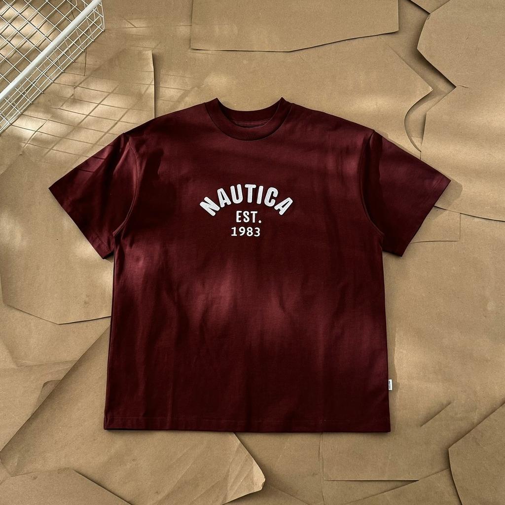 The New Summer Trend Brand NAUTICAT From Japan and South Korea Is A Short-sleeved Printed Cotton T-shirt for Men and Women