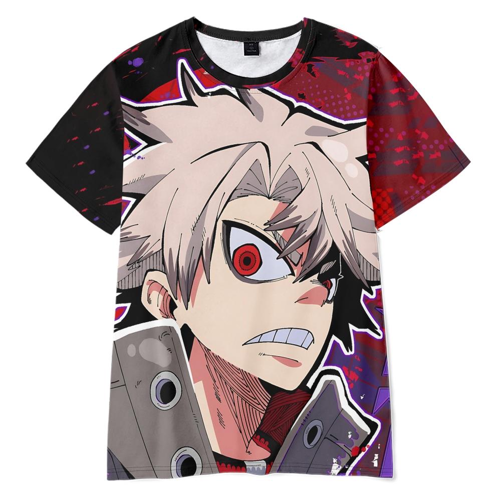 7 Colors New Summer Women Men's Short Sleeve GACHIAKUTA Cartoon Tshirts Fitness Clothing New Men Tee Shirt Cosplay T-Shirts