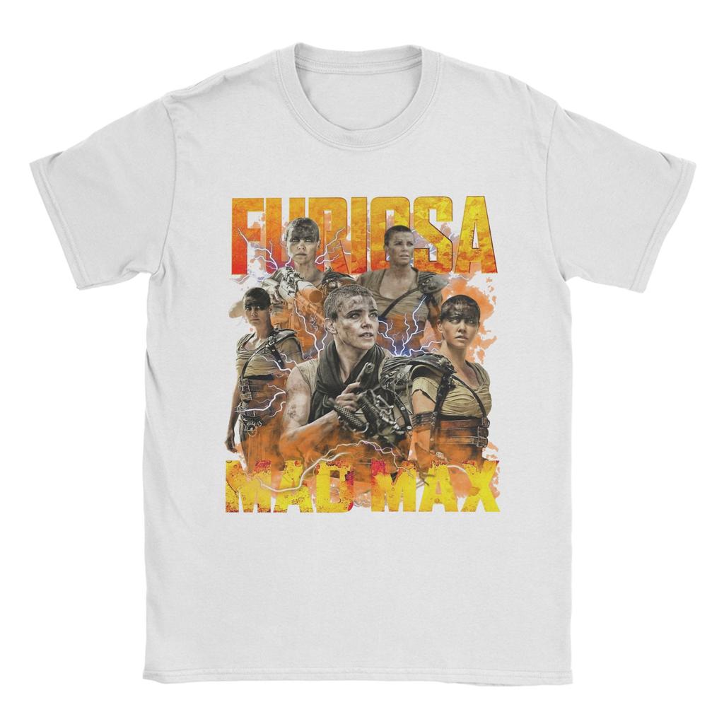 Mad Max Furiosa T Shirt Unisex Cotton Tops Hip Hop  O-neck Short Sleeve