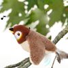 Zwitschernder Vogel Katzenspielzeug Simuliertes Vogel-Interaktionsspielzeug Spatz USB Wiederaufladbar Fliegender Vogel Katzenspielzeug für Wohnungskatzen