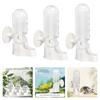 2PCS Automatic Bird Water Dispenser Gravities Water Bottle for Parrots and Small Bird Hanging Design Easy Installation