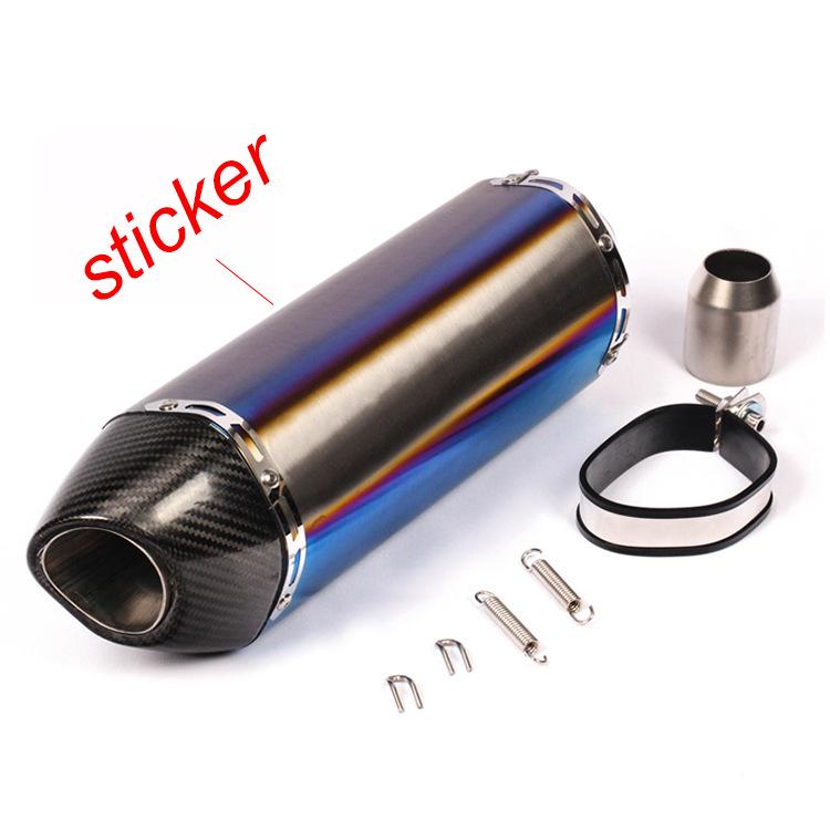 Stainless Steel Modified Exhaust Pipe for GSXR750, Z1000, CBR1000, R1R3R25 Motorcycles