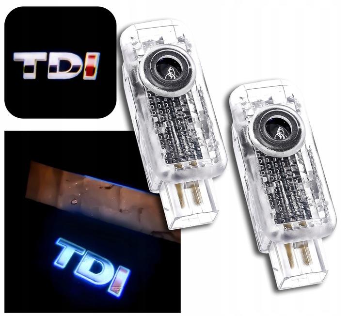 2X Led Logo Projektor Volkswagen Vw Passat B5 Fl Phaeton Touareg