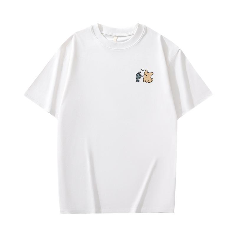 Minimalist Sportwear Tees Printed Short Sleeved T-shirt for Men Cotton Summer Tops