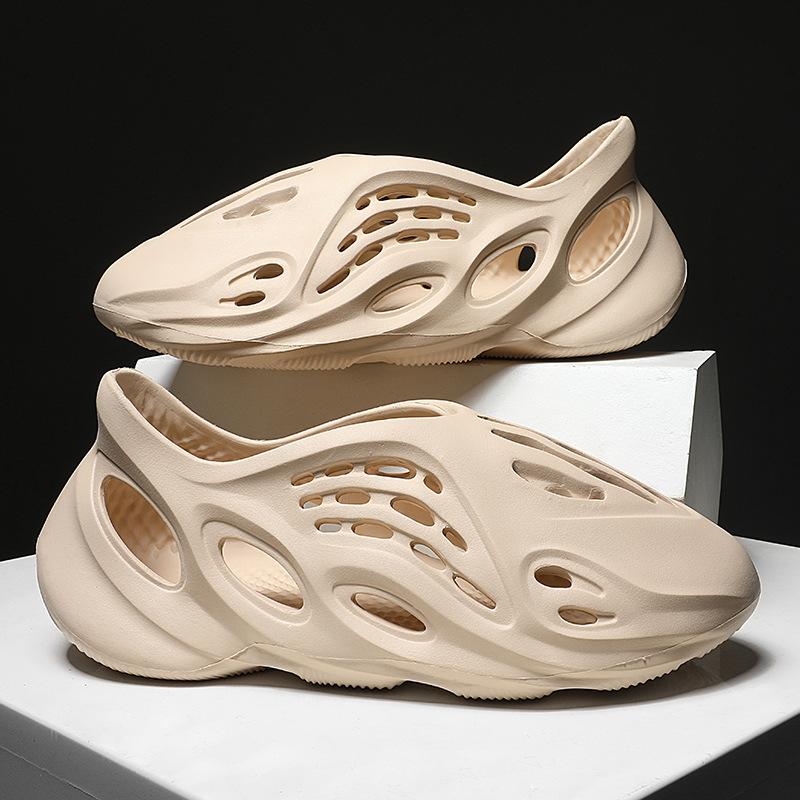 

Amazon wish independent station coconut hole shoes men s shoes 2025 summer breathable sandals beach shoes couple 37 бежевый