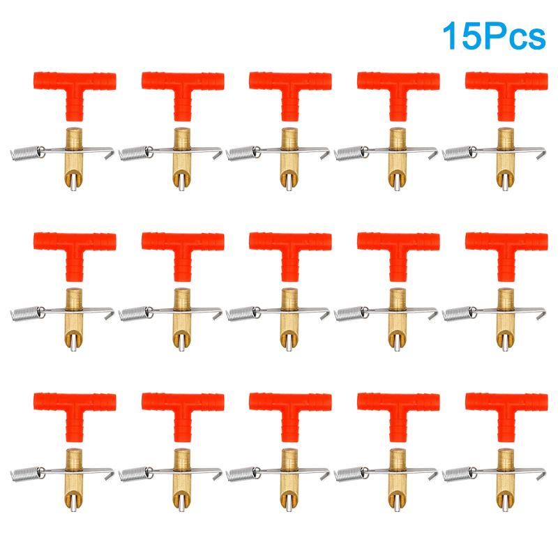 5/10/15/20Pcs Rabbits Drinker Nipple Automatic Feeding Water Nipples Pet Feeder Waterer For Rabbit Bunny Farm Rodents Animals